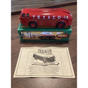 ERTL TEXACO 1934 Diamond T. Tanker “Doodle Bug” Coin Bank